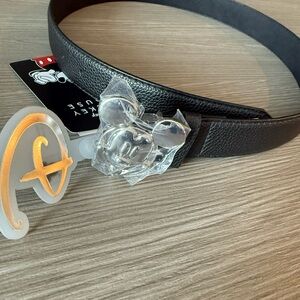 RARE Disney's Mickey Mouse  Buckle Belt NWT